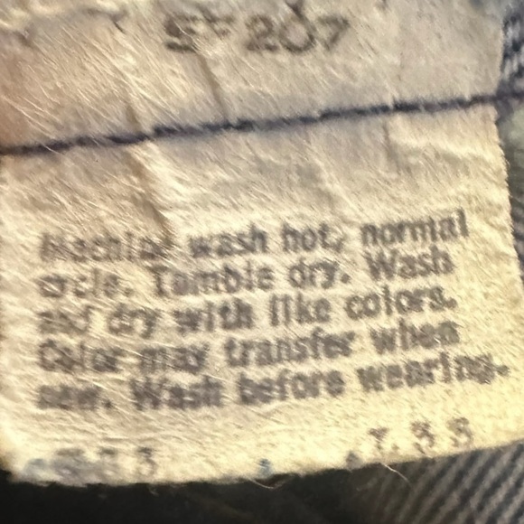 VTG 80s LEVIS Orange Tab Bootcut Jeans 30x29 Made In USA - Picture 10 of 14